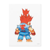 Super Puzzle Fighter II Turbo Akuma Post Card