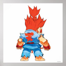 Super Puzzle Fighter II Turbo Akuma Posters