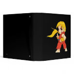 Super Puzzle Fighter II Turbo Ken 3 Ring Binders