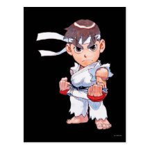 Super Puzzle Fighter II Turbo Ryu Post Card