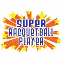 Super Racquetball Player photo sculptures