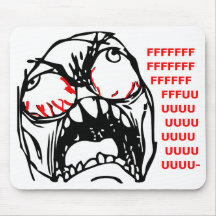 super rage face meme rofl mousepads