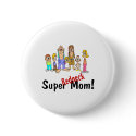 Super Redneck Mom buttons