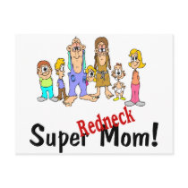 Super Redneck Mom postcards