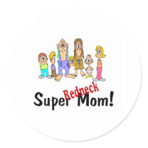 Super Redneck Mom stickers