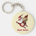 Super Santa Claus Keychain