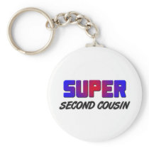 Super Second Cousin Keychain