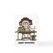 super secretary cards