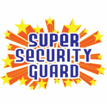 Super Security Guard photo sculptures
