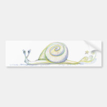 Super Snail Bumper Stickers