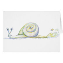 Super Snail Greeting Cards