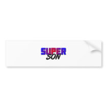 Super Son bumper stickers by familytshirts Super Son bumper stickers