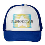Super Star Colored Stripes Hat hats