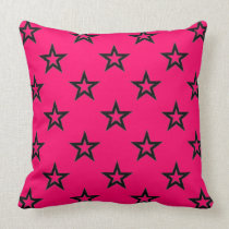 Super Star Hot Pink Decorative Pillow