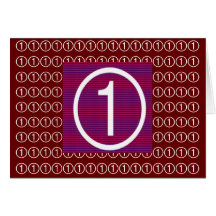 Super Star NumberOne Greeting Card