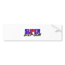 Super Step-Son bumper stickers by familytshirts Super Step-Son bumper stickers