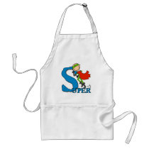 Super Stick Figure Hero aprons by stick_figures Super Stick Figure Hero aprons