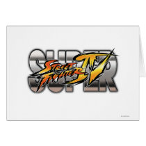 Super Street Fighter IV Logo Cards