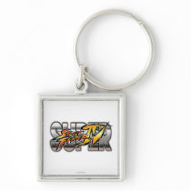 Super Street Fighter IV Logo Keychains