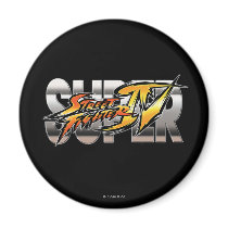 Super Street Fighter IV Logo Fridge Magnets