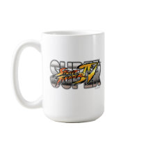 Super Street Fighter IV Logo Mugs