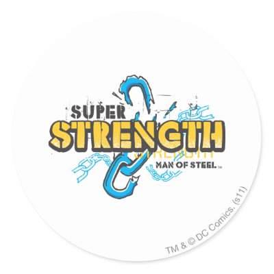 Super Strength stickers