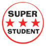 Super Student School Sticker