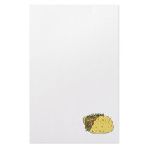 super stuffed taco stationery design