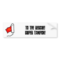 Super Tampon bumper stickers by oXVirgoXo Super Tampon bumper stickers