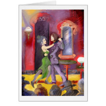 ** Super Tango ** Greeting Card