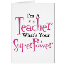 Super Teacher Card