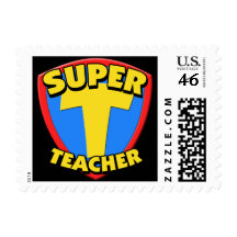 Super Teacher Custom Postage Stamps