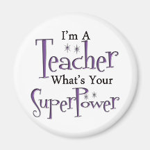 Super Teacher Fridge Magnet
