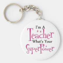 Super Teacher Key Chain