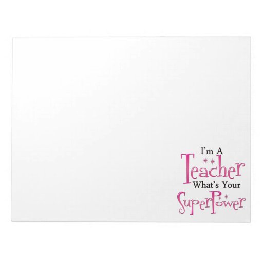 Super Teacher Memo Notepads