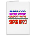 Super Tired! Greeting Card