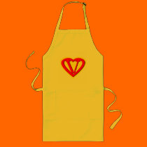 SUPER VALENTINE aprons by nassosvakalis SUPER VALENTINE aprons