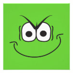 Super Villain Birthday Party Invitation Green