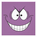 Super Villain Birthday Party Invitation - Purple