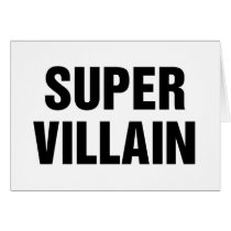 Super Villain Card