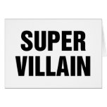 Super Villain cards