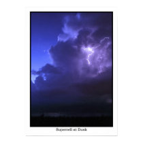 Supercell at Dusk posters