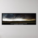 Supercell over Nebraska Sandhills posters