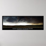 Supercell over Nebraska Sandhills Poster
