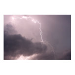 April 10, 2011 Supercell Thunderstorm Generating Spectacular Lightning. One of Several Photographs Taken Before the Weather Got Wild. Really Wild 10 Confirmed Tornado Sightings and Much Damage in the Area Supercell Thunderstorm Lightning Photography Print