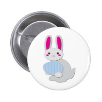 supercute easter bunny buttons