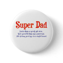 Superdad button by witnwhimsy Superdad button