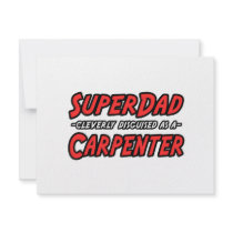 SuperDad...Carpenter invitations by Carpenter_Shirts SuperDad...Carpenter invitations