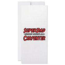 SuperDad...Carpenter rack cards by Carpenter_Shirts SuperDad...Carpenter rack cards