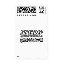 SuperDad...Chiropractor Postage Stamps
